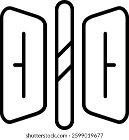 Reflect Line vector Icon Design
