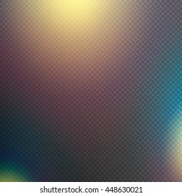 Reflected light effect on transparent background. EPS 10 vector file included