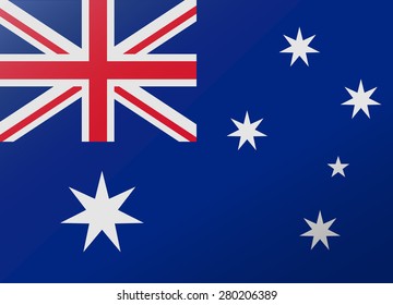 reflection flag australia