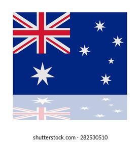 reflection flag australia 