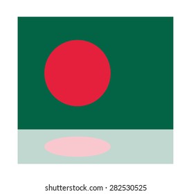 reflection flag bangladesh