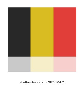 reflection flag belgium 