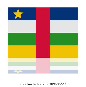 reflection flag central african
