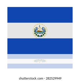 reflection flag el salvador 