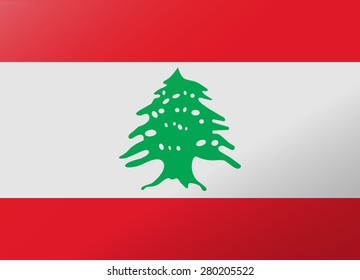 reflection flag lebanon