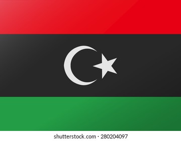 reflection flag libya