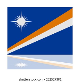 reflection flag marshall islands 