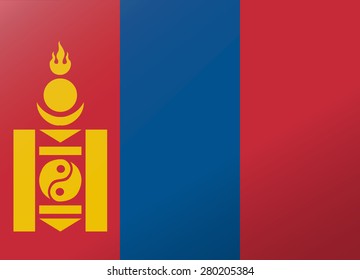 reflection flag mongolia