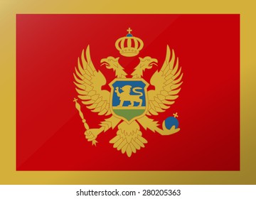 reflection flag montenegro