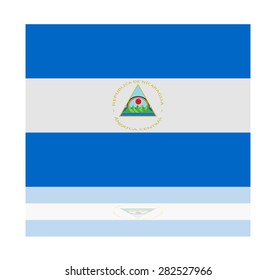 reflection flag nicaragua