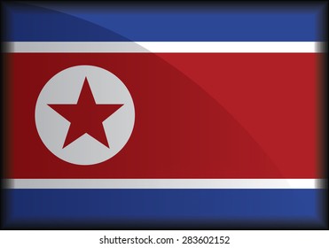 reflection flag north korea