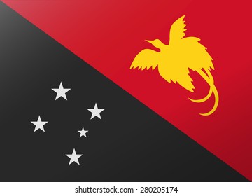 reflection flag papua new guinea