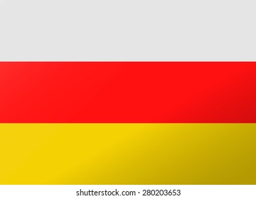reflection flag south ossetia