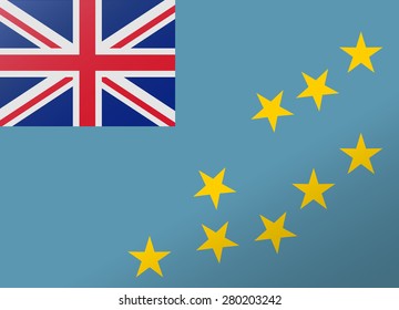 reflection flag tuvalu