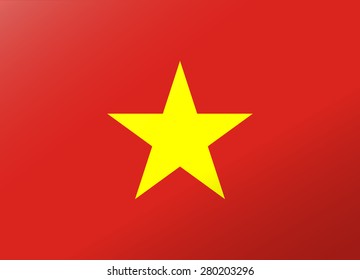 reflection flag vietnam