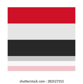 reflection flag yemen 