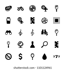 Reflection icon. collection of 25 reflection filled icons such as mirror, disco ball, motorcycle, domino, globe and plane. editable reflection icons for web and mobile.