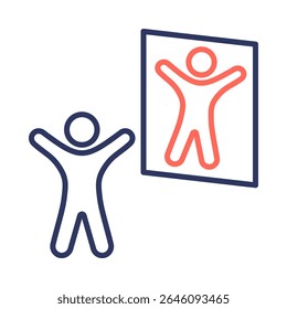 Reflection Icon Element for Design