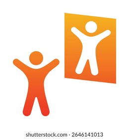 Reflection Icon Element for Design