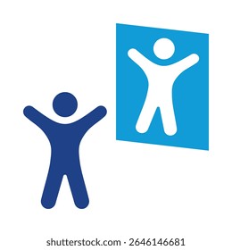 Reflection Icon Element for Design