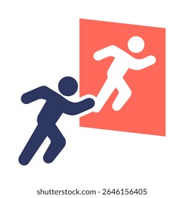 Elemento de ícone de reflexão para design