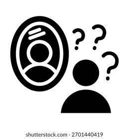 Reflection Icon Element For Design And Vector