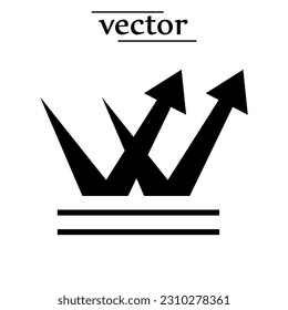 Reflection icon, rebound icon, vector illustration on white background..eps