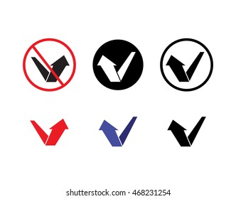 Reflection Icon, Rebound Icon, Vector Illustration.