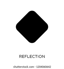 Reflection icon. Reflection symbol design from Geometry collection. Simple element vector illustration on white background.