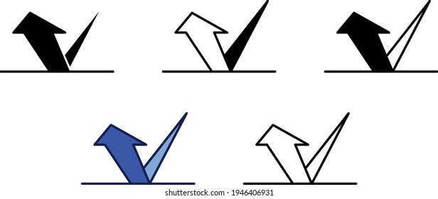 Reflection icon , vector illustration
