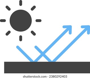 Reflection icon vector image. Suitable for mobile application web application and print media.