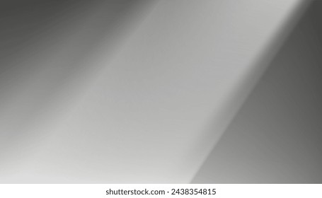 Reflection shadows on white wall,Transparent soft light,shadow from window.Vector Mockup of abstract overlay effect and natural lightning scene for studio room background
