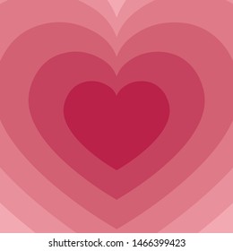 Reflective heart vector background image