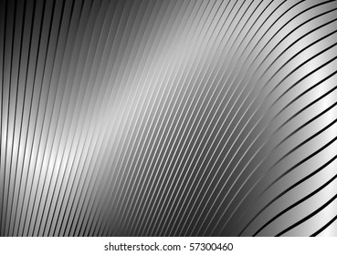 Reflective vector background - silver metallic surface
