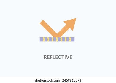 Ilustración Reflectante Del Icono O Del Logotipo Del Vector