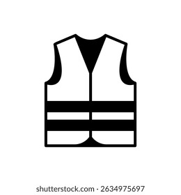 Reflective vest icon. Safety vest icon. Road vest set icon, vector illustration