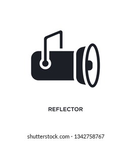 reflector isolated icon. simple element illustration from electronic stuff fill concept icons. 