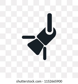 Reflector vector icon isolated on transparent background, Reflector logo concept