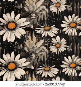 reflects the purity of daisies and the vitality of nature with an elegant contrast