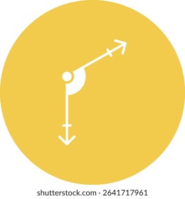 Reflex Angle vector icon. Can be used for printing, mobile and web applications.