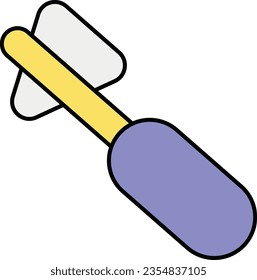reflex hammer color icon design style