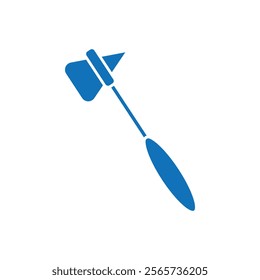 Reflex hammer icon Thin line illustration set