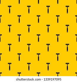 Reflex hammer pattern seamless vector repeat geometric yellow for any design