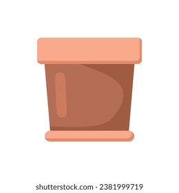 Reforestation Element Vector Flat Design