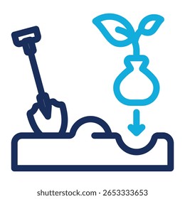 Reforestation Icon Element For Design