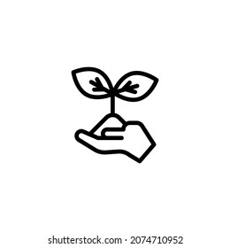 reforestation icon illustration vector graphic