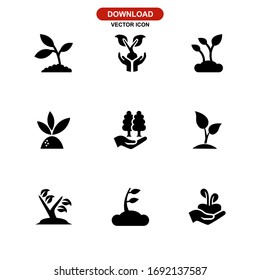 reforestation icon or logo isolated sign symbol vector illustration - Collection of high quality black style vector icons
