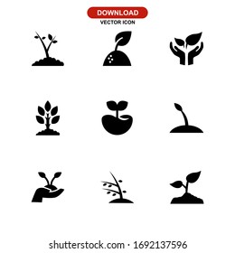 reforestation icon or logo isolated sign symbol vector illustration - Collection of high quality black style vector icons
