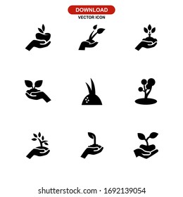reforestation icon or logo isolated sign symbol vector illustration - Collection of high quality black style vector icons
