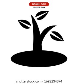 reforestation icon or logo isolated sign symbol vector illustration - high quality black style vector icons
